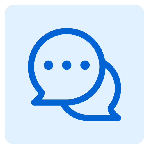 square chat icon png