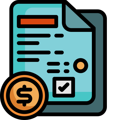 presupuesto icono gratis