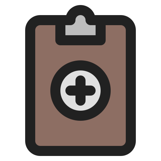 historial médico icono gratis