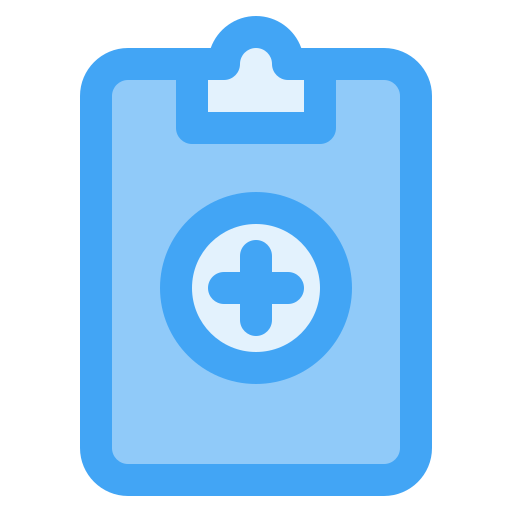 historial médico icono gratis