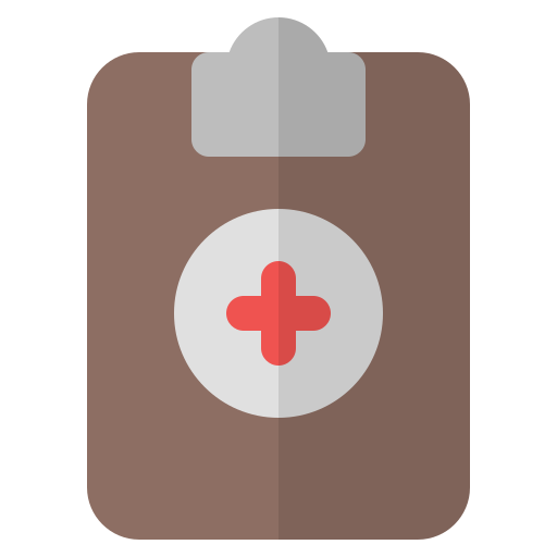 historial médico icono gratis