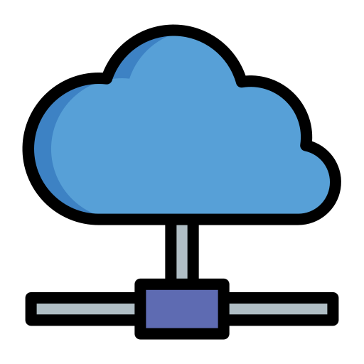 Cloud Generic Outline Color icon