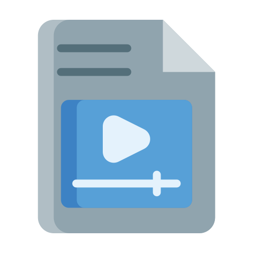 archivo de vídeo icono gratis