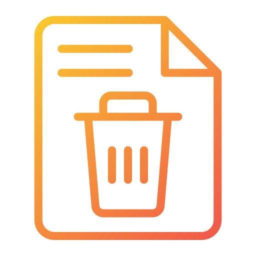 Trash Generic Gradient icon