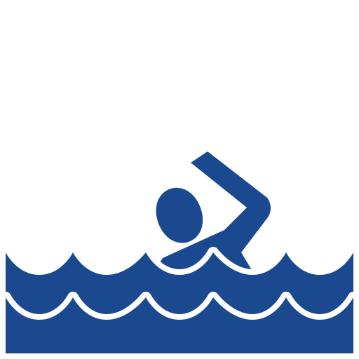 Swimming free icon