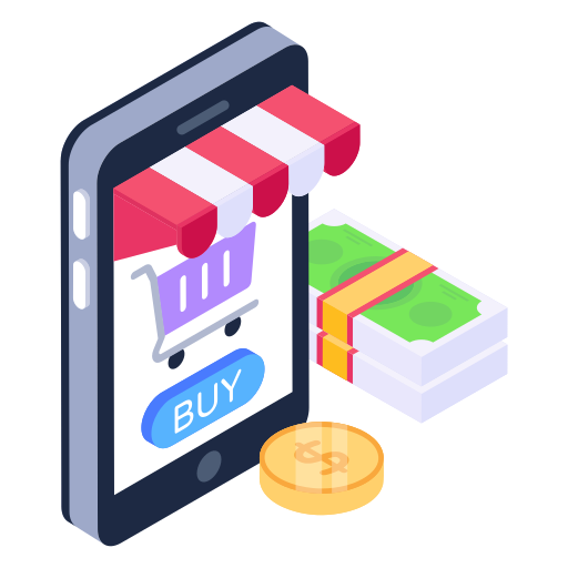 Online shop Generic Isometric icon