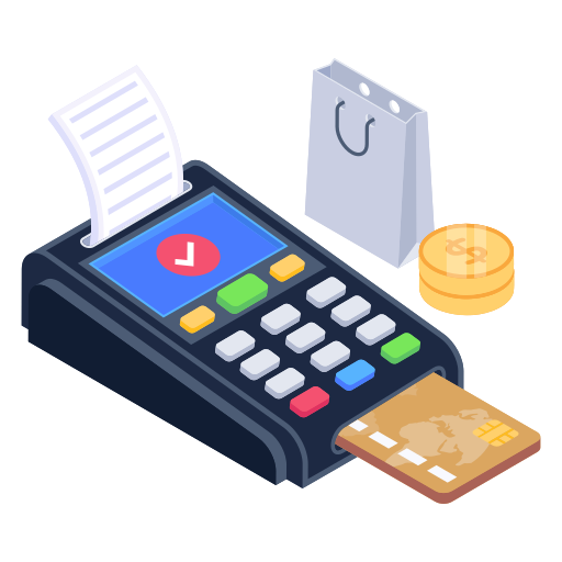 point of sale terminal clipart