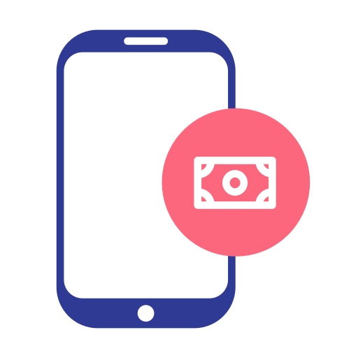 Digital money free icon