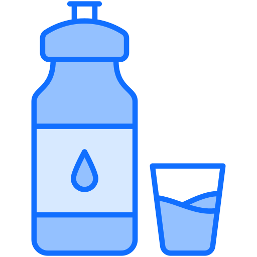 Бутылка с водой бесплатно иконка