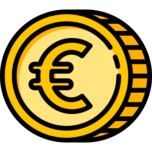 euro icono gratis