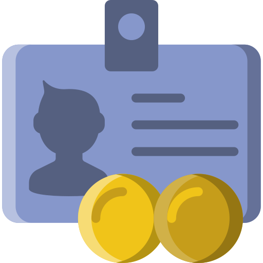 tarjeta de identificación icono gratis