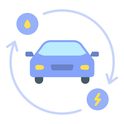 Hybrid car Generic Flat icon