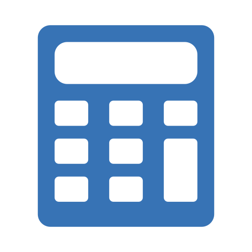 Calculate Generic Blue icon