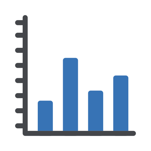 gráfico de barras icono gratis