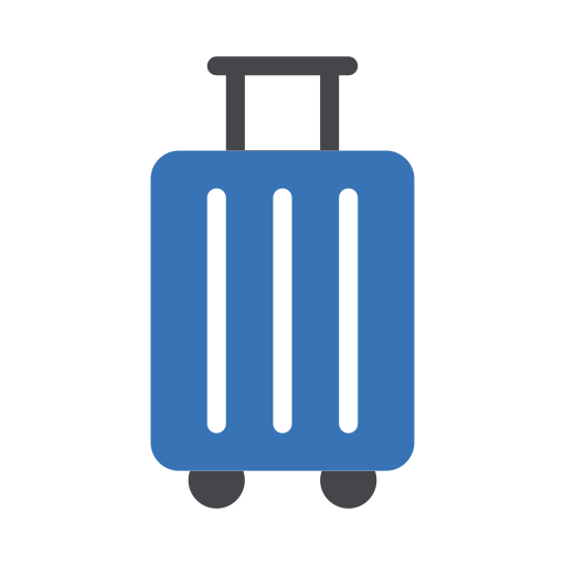 bolsa de viaje icono gratis