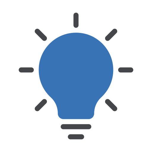 Light bulb Generic Blue icon