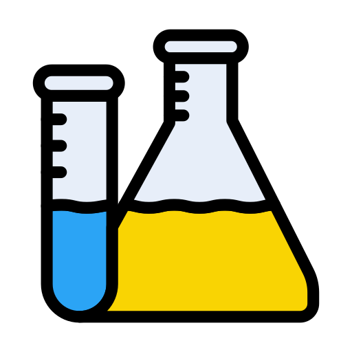 Flask Vector Stall Lineal Color icon