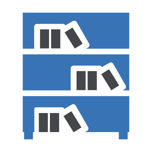 Bookshelf free icon Bookshelf free icon