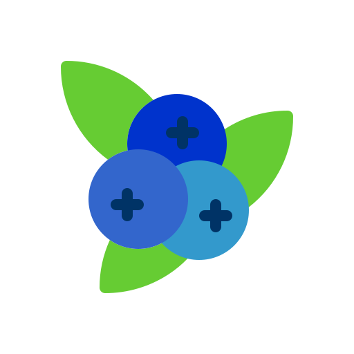 Blueberries Generic Flat icon