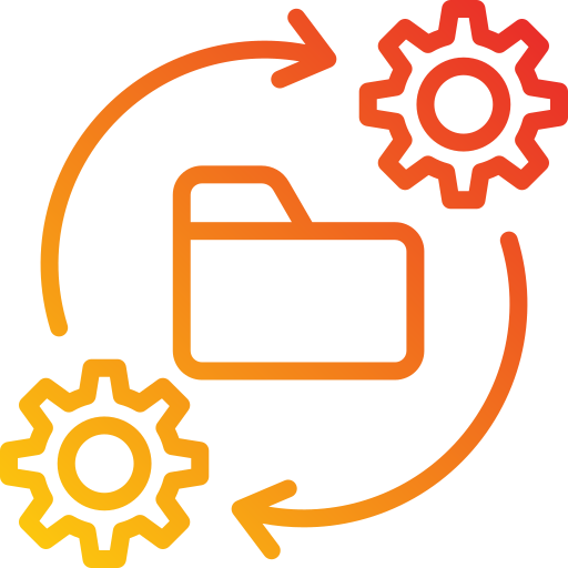 sincronización de datos icono gratis