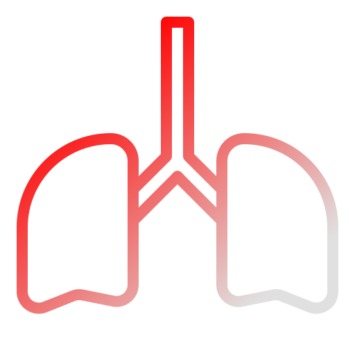 Lungs Generic Gradient icon