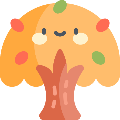 Tree Kawaii Flat icon