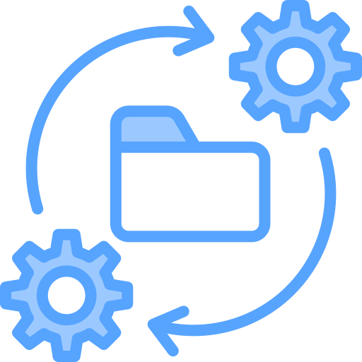 sincronización de datos icono gratis