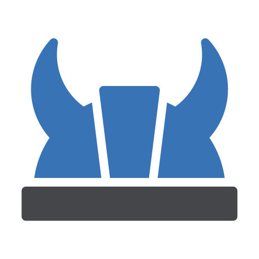 capacete viking grátis ícone