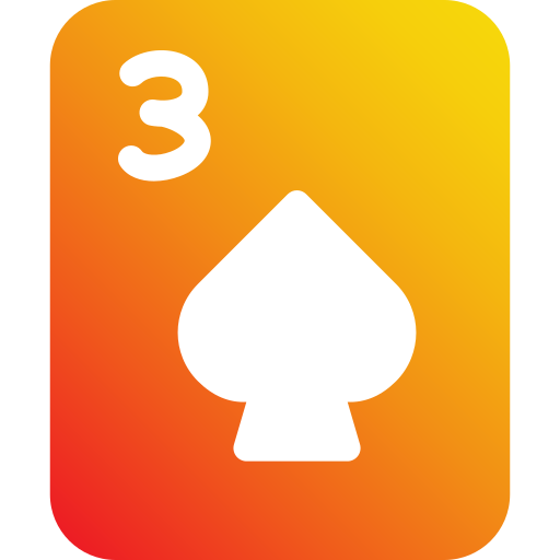 Three of spades Generic Flat Gradient icon