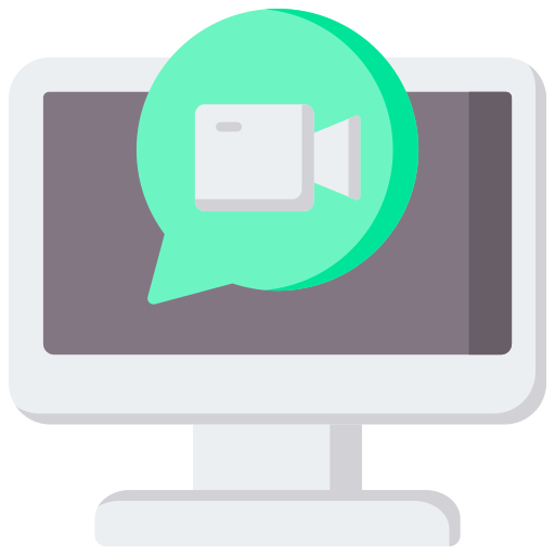 videollamada icono gratis