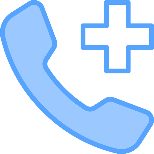 Emergency call Generic Blue icon