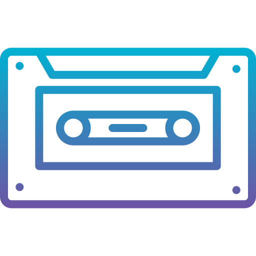 Casette Generic Gradient icon