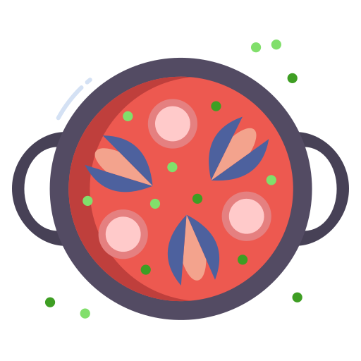 paella icono gratis