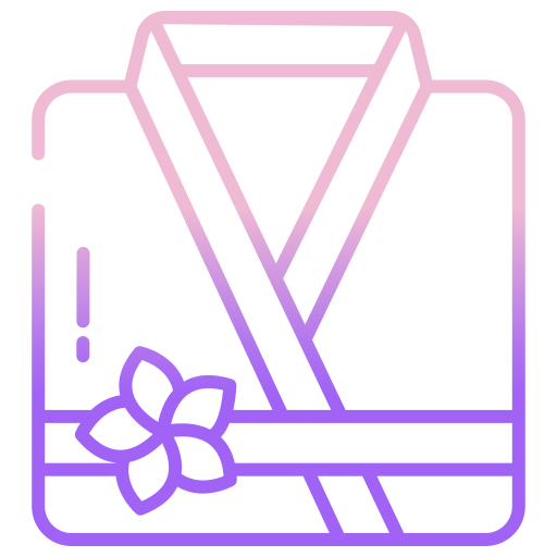 bata de baño icono gratis