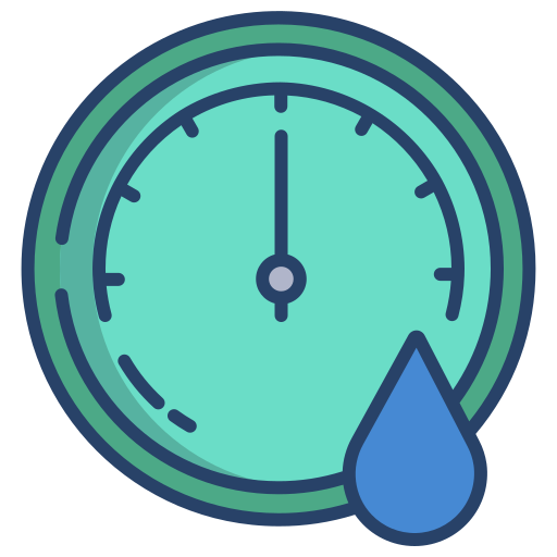 Hygrometer icon meteorology weather Royalty Free Vector