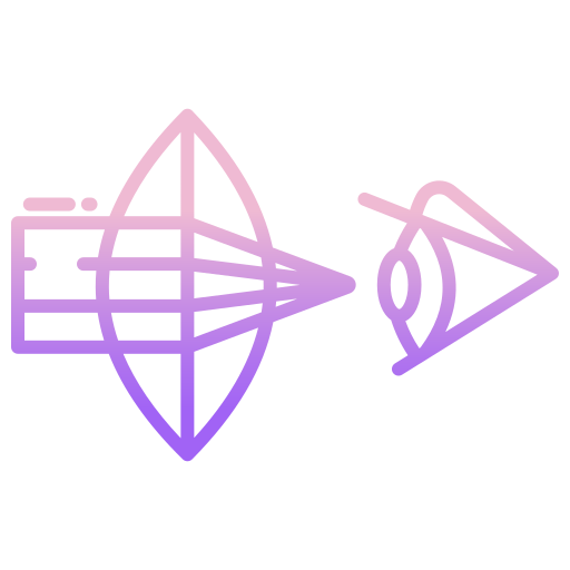 visión icono gratis