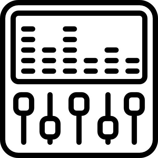 Sound bar free icon
