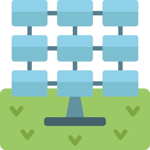 Solar panel free icon