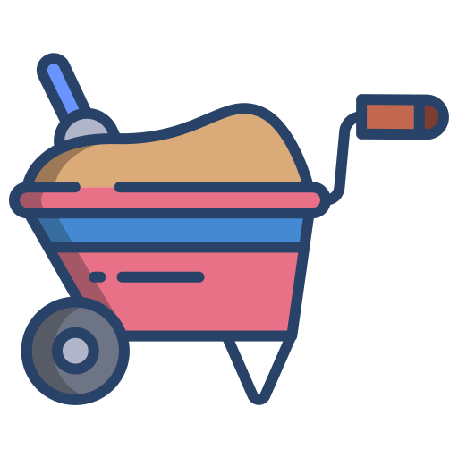 Wheelbarrow free icon Wheelbarrow free icon