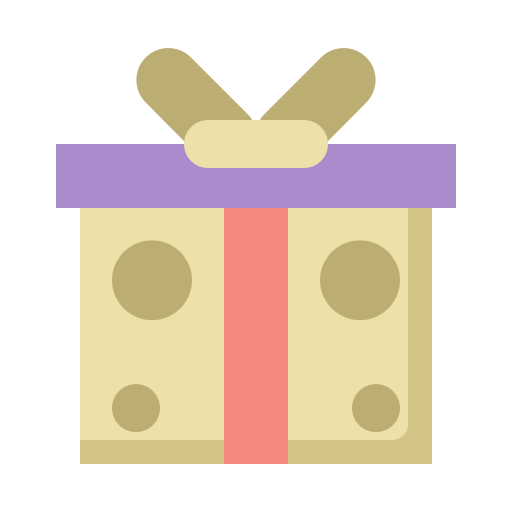 caja de regalo icono gratis