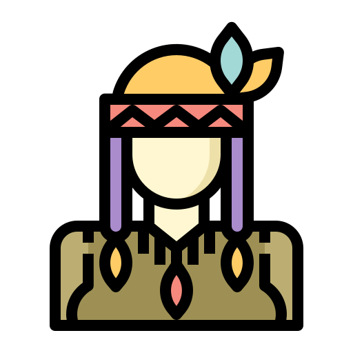 아메리카 원주민 무료 아이콘