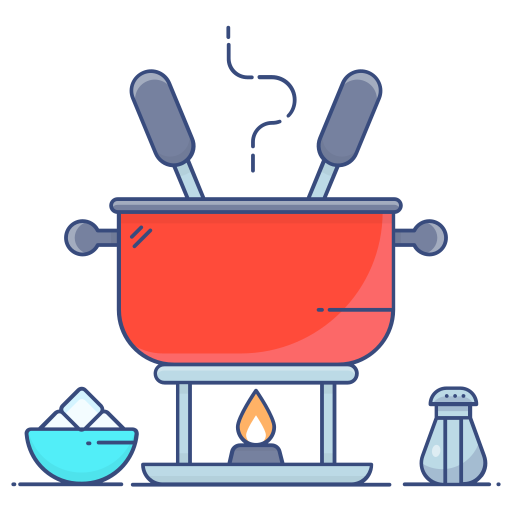 Fondue Generic Thin Outline Color icon