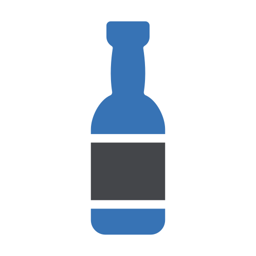 botella de vino icono gratis
