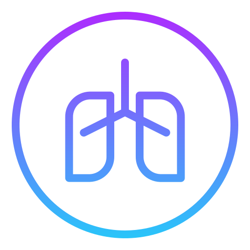 Lungs Generic Gradient icon