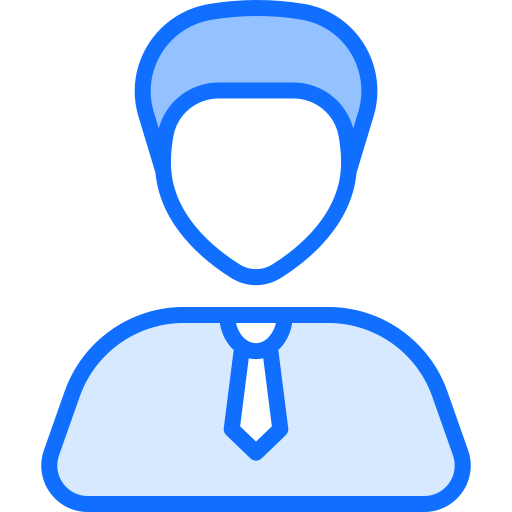 Businessman Generic Blue Icon