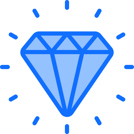 Diamond Generic Blue icon