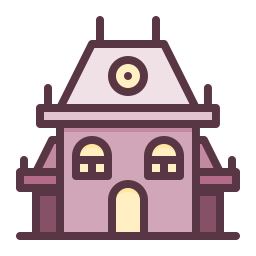 maison hantée Icône gratuit maison hantée Icône gratuit