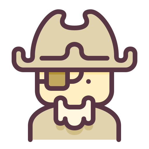 pirata grátis ícone