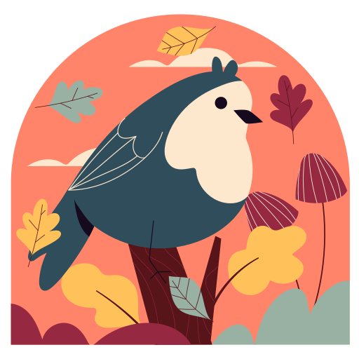 otoño gratis sticker