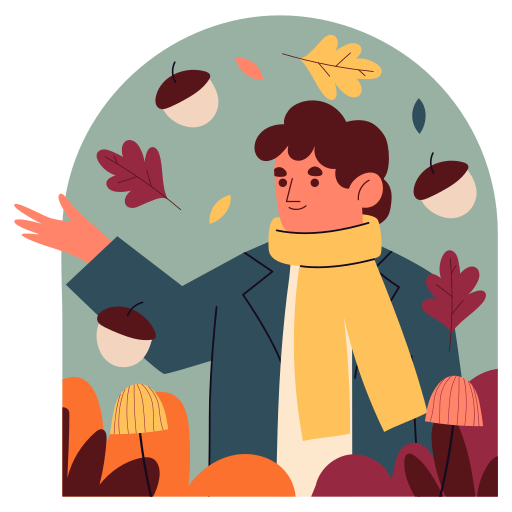 otoño gratis sticker